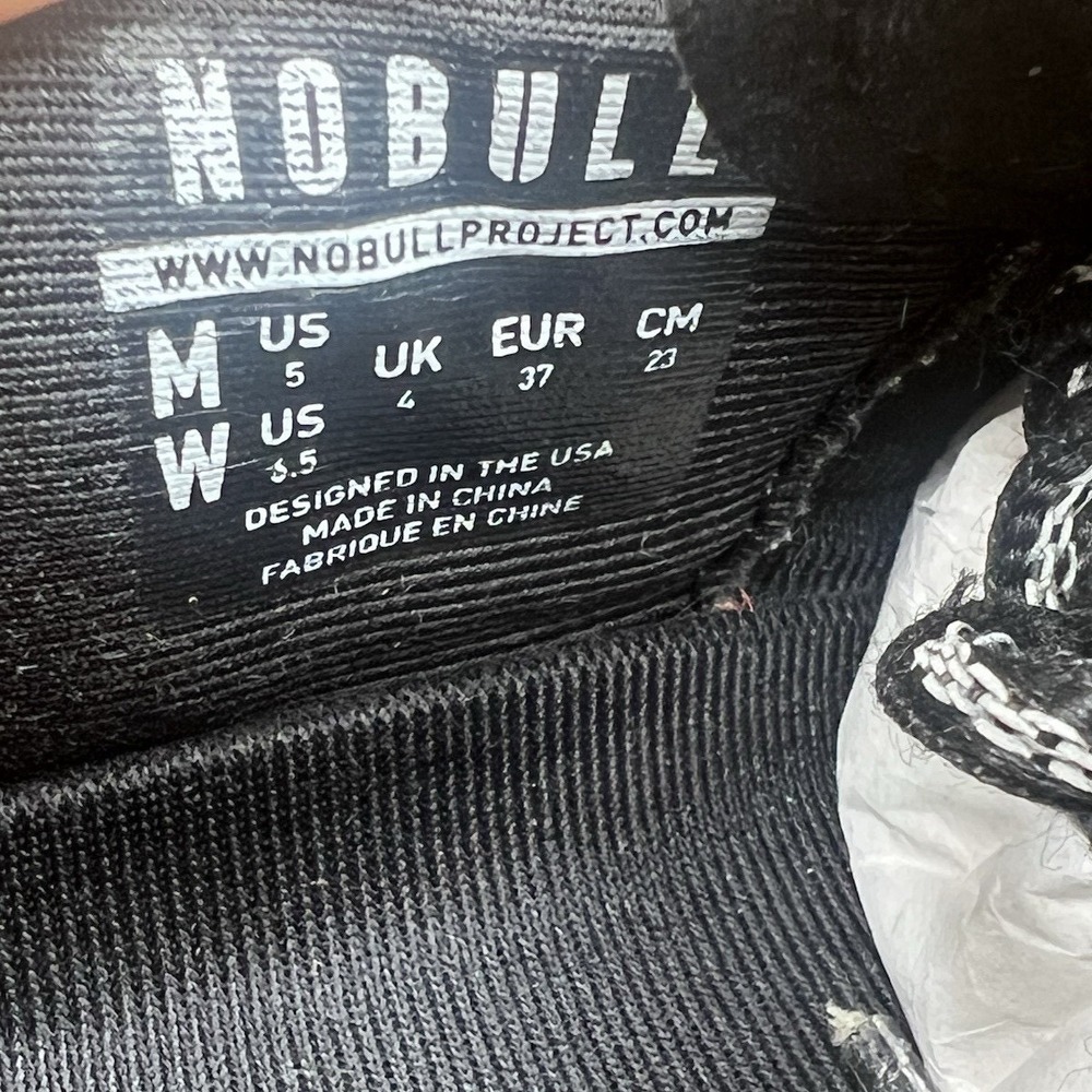 Nobull Outwork Black Gum CrossFit Training Gym Shoes - Women's Size 6.5 USED - Picture 8 of 8